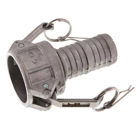 Camlock DN 40 (1 1/2'') Aluminium-Kupplung Schlauchpfeiler (38 mm) Typ C MIL-C-27487
