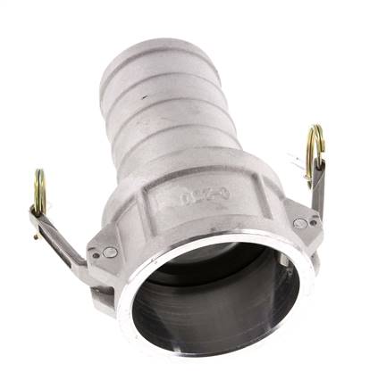 Camlock DN 60 (2 1/2'') Aluminium-Kupplung Schlauchpfeiler (63 mm) Typ C MIL-C-27487