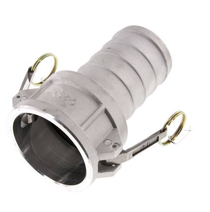 Camlock DN 60 (2 1/2'') Aluminium-Kupplung Schlauchpfeiler (63 mm) Typ C MIL-C-27487