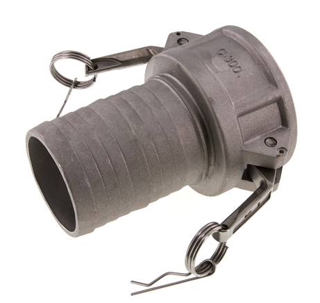Camlock DN 75 (3'') Aluminium-Kupplung Schlauchpfeiler (75 mm) Typ C MIL-C-27487