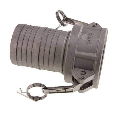 Camlock DN 75 (3'') Aluminium-Kupplung Schlauchpfeiler (75 mm) Typ C MIL-C-27487