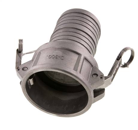 Camlock DN 75 (3'') Aluminium-Kupplung Schlauchpfeiler (75 mm) Typ C MIL-C-27487