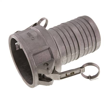 Camlock DN 75 (3'') Aluminium-Kupplung Schlauchpfeiler (75 mm) Typ C MIL-C-27487