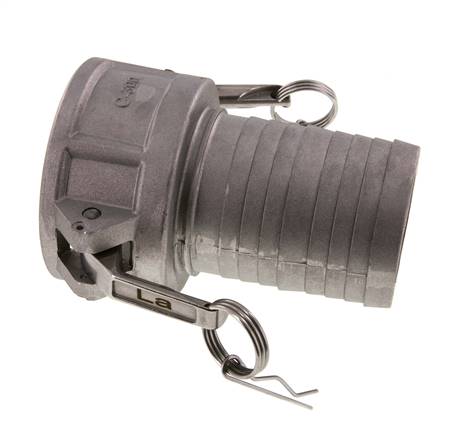 Camlock DN 75 (3'') Aluminium-Kupplung Schlauchpfeiler (75 mm) Typ C MIL-C-27487