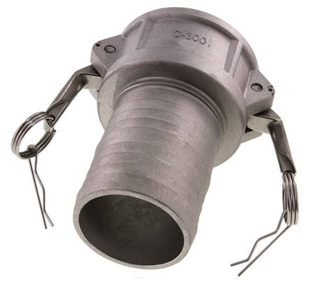 Camlock DN 75 (3'') Aluminium-Kupplung Schlauchpfeiler (75 mm) Typ C MIL-C-27487