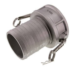 Camlock DN 90 (4'') Aluminium Coupling Hose Pillar (100 mm) Type C MIL-C-27487
