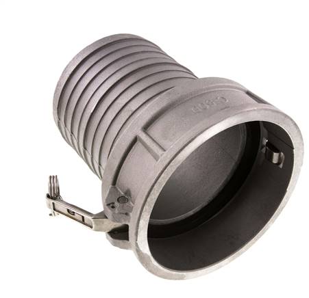 Camlock DN 140 (6'') Aluminium-Kupplung Schlauchpfeiler (150 mm) Typ C MIL-C-27487