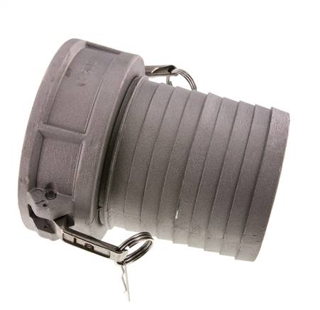 Camlock DN 140 (6'') Aluminium-Kupplung Schlauchpfeiler (150 mm) Typ C MIL-C-27487