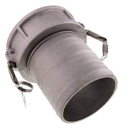 Camlock DN 140 (6'') Aluminium-Kupplung Schlauchpfeiler (150 mm) Typ C MIL-C-27487