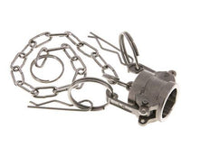 Camlock DN 15 (1/2'') Stainless Steel Coupling End Cap Type DC MIL-C-27487