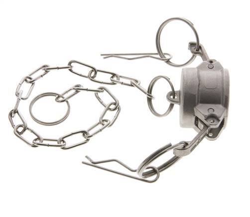 Camlock DN 20 (3/4'') Stainless Steel Coupling End Cap Type DC MIL-C-27487