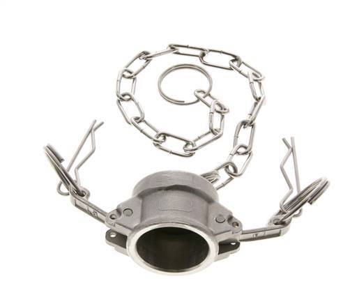 Camlock DN 20 (3/4'') Edelstahl-Kupplungsendkappe Typ DC MIL-C-27487
