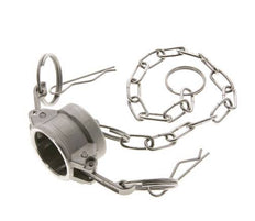 Camlock DN 20 (3/4'') Edelstahl-Kupplungsendkappe Typ DC MIL-C-27487
