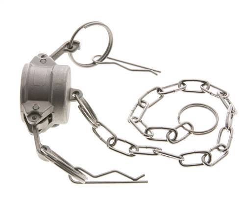 Camlock DN 20 (3/4'') Edelstahl-Kupplungsendkappe Typ DC MIL-C-27487