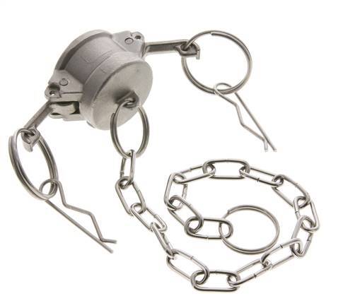 Camlock DN 20 (3/4'') Edelstahl-Kupplungsendkappe Typ DC MIL-C-27487