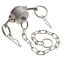Camlock DN 20 (3/4'') Edelstahl-Kupplungsendkappe Typ DC MIL-C-27487