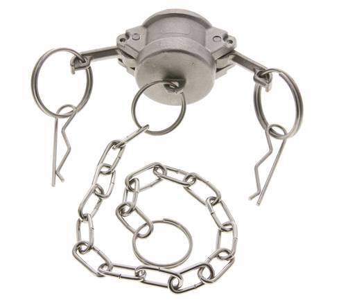 Camlock DN 20 (3/4'') Edelstahl-Kupplungsendkappe Typ DC MIL-C-27487