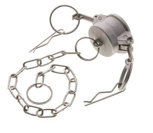 Camlock DN 20 (3/4'') Edelstahl-Kupplungsendkappe Typ DC MIL-C-27487