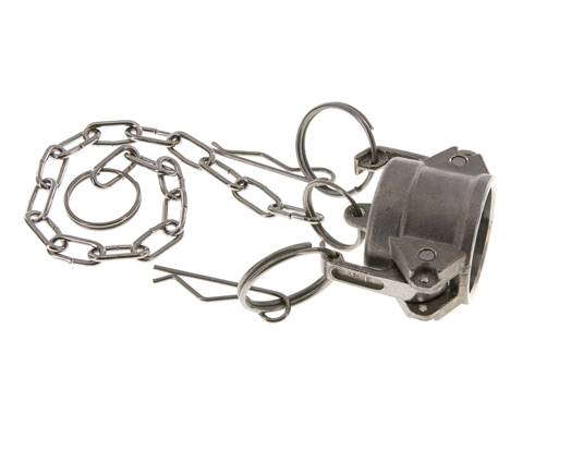 Camlock DN 25 (1'') Edelstahl-Kupplungsendkappe Typ DC MIL-C-27487