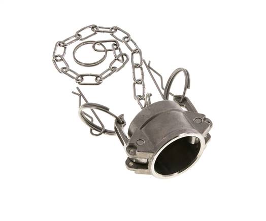 Camlock DN 25 (1'') Edelstahl-Kupplungsendkappe Typ DC MIL-C-27487