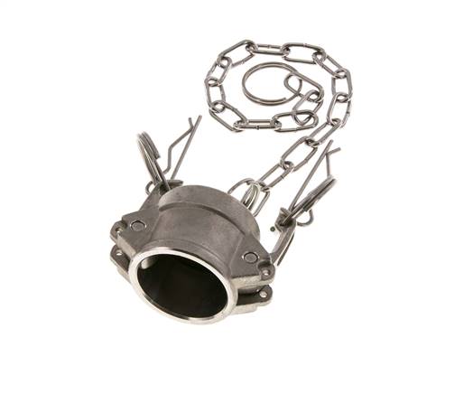 Camlock DN 25 (1'') Edelstahl-Kupplungsendkappe Typ DC MIL-C-27487