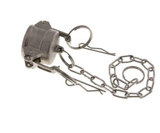 Camlock DN 25 (1'') Edelstahl-Kupplungsendkappe Typ DC MIL-C-27487