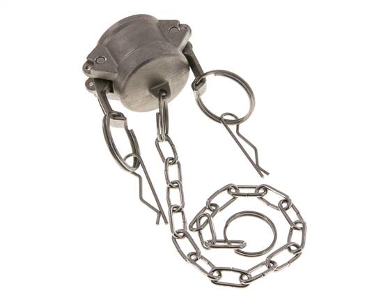 Camlock DN 25 (1'') Edelstahl-Kupplungsendkappe Typ DC MIL-C-27487