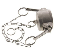 Camlock DN 40 (1 1/2'') Edelstahl-Kupplungsendkappe Typ DC MIL-C-27487