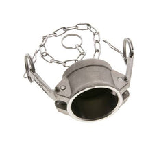 Camlock DN 40 (1 1/2'') Edelstahl-Kupplungsendkappe Typ DC MIL-C-27487