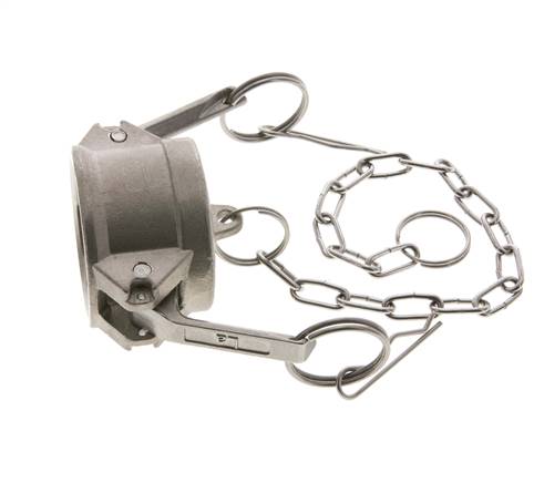 Camlock DN 40 (1 1/2'') Edelstahl-Kupplungsendkappe Typ DC MIL-C-27487
