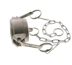 Camlock DN 40 (1 1/2'') Edelstahl-Kupplungsendkappe Typ DC MIL-C-27487