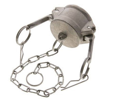 Camlock DN 40 (1 1/2'') Edelstahl-Kupplungsendkappe Typ DC MIL-C-27487