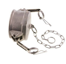 Camlock DN 75 (3'') Edelstahl-Kupplungsendkappe Typ DC MIL-C-27487