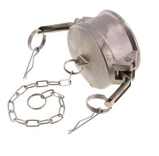 Camlock DN 75 (3'') Edelstahl-Kupplungsendkappe Typ DC MIL-C-27487
