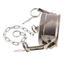 Camlock DN 75 (3'') Edelstahl-Kupplungsendkappe Typ DC MIL-C-27487