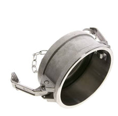 Camlock DN 90 (4'') Edelstahl-Kupplungsendkappe Typ DC MIL-C-27487