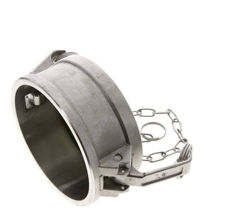 Camlock DN 90 (4'') Edelstahl-Kupplungsendkappe Typ DC MIL-C-27487