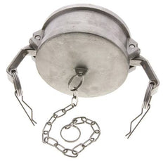 Camlock DN 90 (4'') Edelstahl-Kupplungsendkappe Typ DC MIL-C-27487