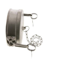 Camlock DN 140 (6'') Edelstahl-Kupplungsendkappe Typ DC MIL-C-27487