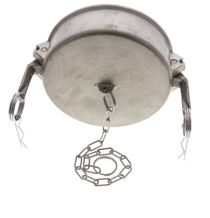 Camlock DN 120 (5'') Edelstahl-Kupplungsendkappe Typ DC MIL-C-27487