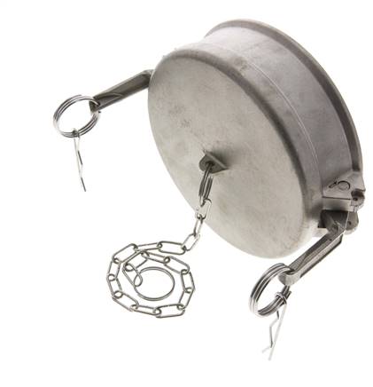 Camlock DN 120 (5'') Edelstahl-Kupplungsendkappe Typ DC MIL-C-27487