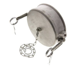 Camlock DN 120 (5'') Edelstahl-Kupplungsendkappe Typ DC MIL-C-27487