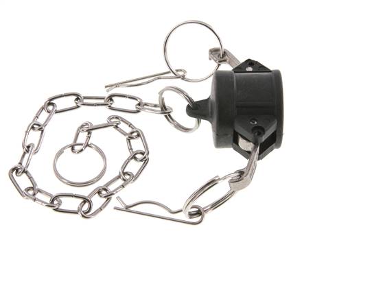 Camlock DN 20 (3/4'') Polypropylen-Kupplungsendkappe Typ DC MIL-C-27487