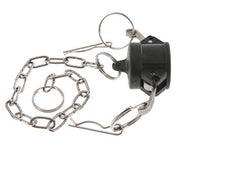 Camlock DN 20 (3/4'') Polypropylen-Kupplungsendkappe Typ DC MIL-C-27487
