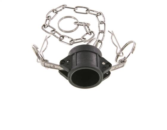 Camlock DN 20 (3/4'') Polypropylen-Kupplungsendkappe Typ DC MIL-C-27487