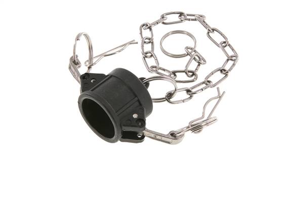 Camlock DN 20 (3/4'') Polypropylen-Kupplungsendkappe Typ DC MIL-C-27487