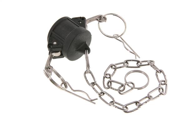 Camlock DN 20 (3/4'') Polypropylen-Kupplungsendkappe Typ DC MIL-C-27487