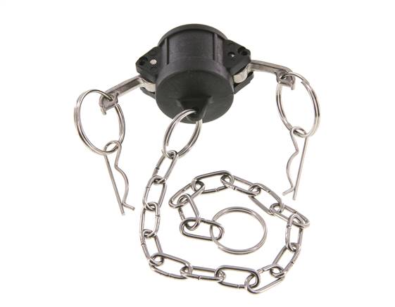 Camlock DN 20 (3/4'') Polypropylen-Kupplungsendkappe Typ DC MIL-C-27487