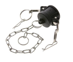Camlock DN 25 (1'') Polypropylen-Kupplungsendkappe Typ DC MIL-C-27487
