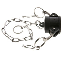 Camlock DN 25 (1'') Polypropylen-Kupplungsendkappe Typ DC MIL-C-27487